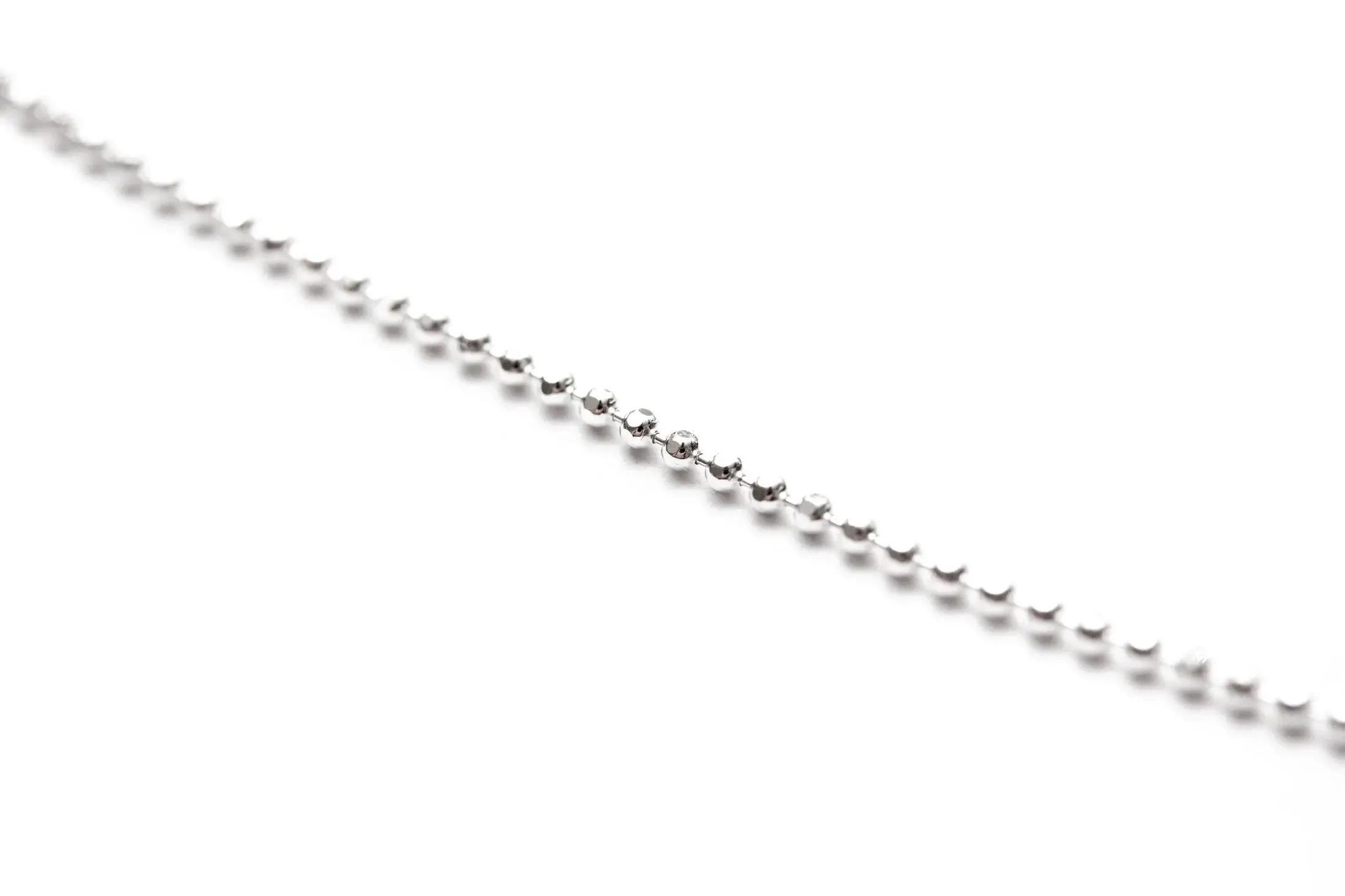 21.6" (55cm) Diamond Ball Chain