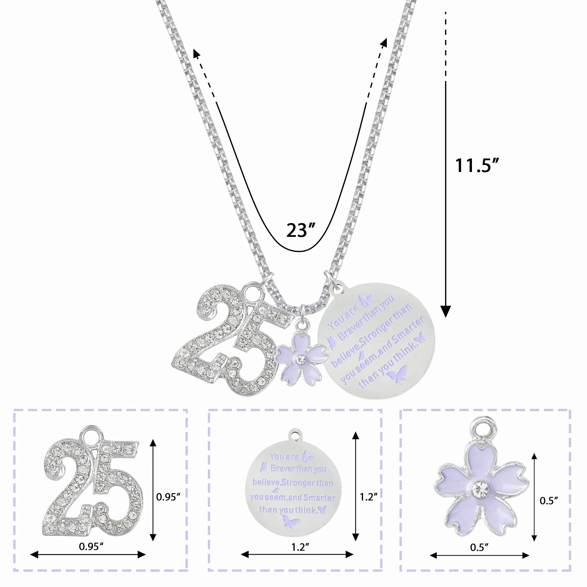 25th Birthday, 25th Birthday Decorations for Women, 25th Birthday Gifts for Women, 25th