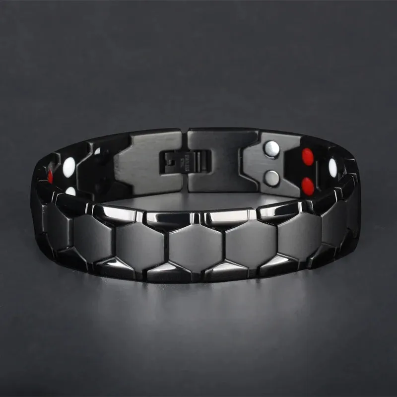 3 in 1 Men Women Detachable Magnetic Health Bracelet Energy Therapy Bracelet Helps Sleep Weight Loss Fat Burning Magnet Jewelry