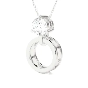 7/8  ctw Round Lab Grown Diamond Fashion Pendant