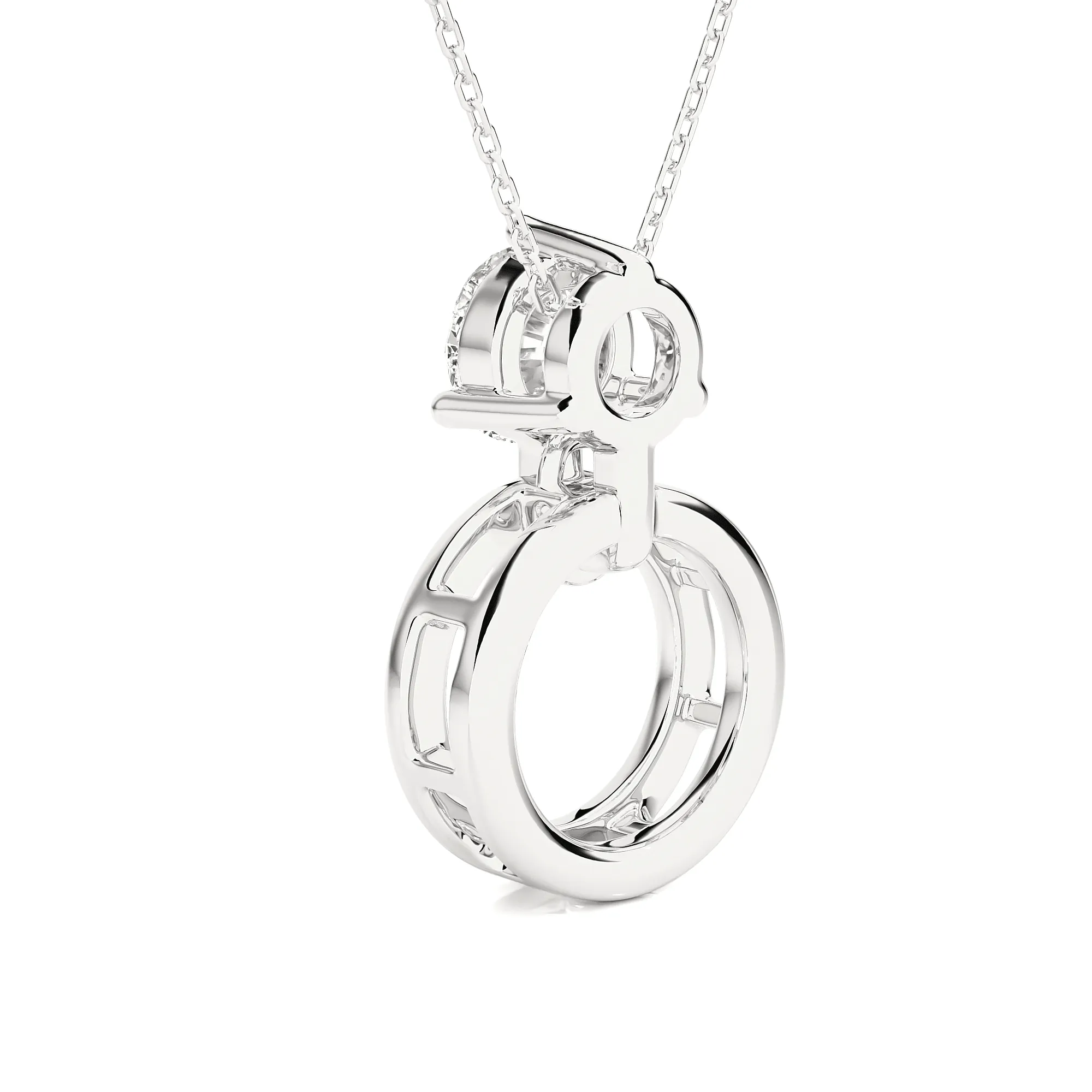 7/8  ctw Round Lab Grown Diamond Fashion Pendant