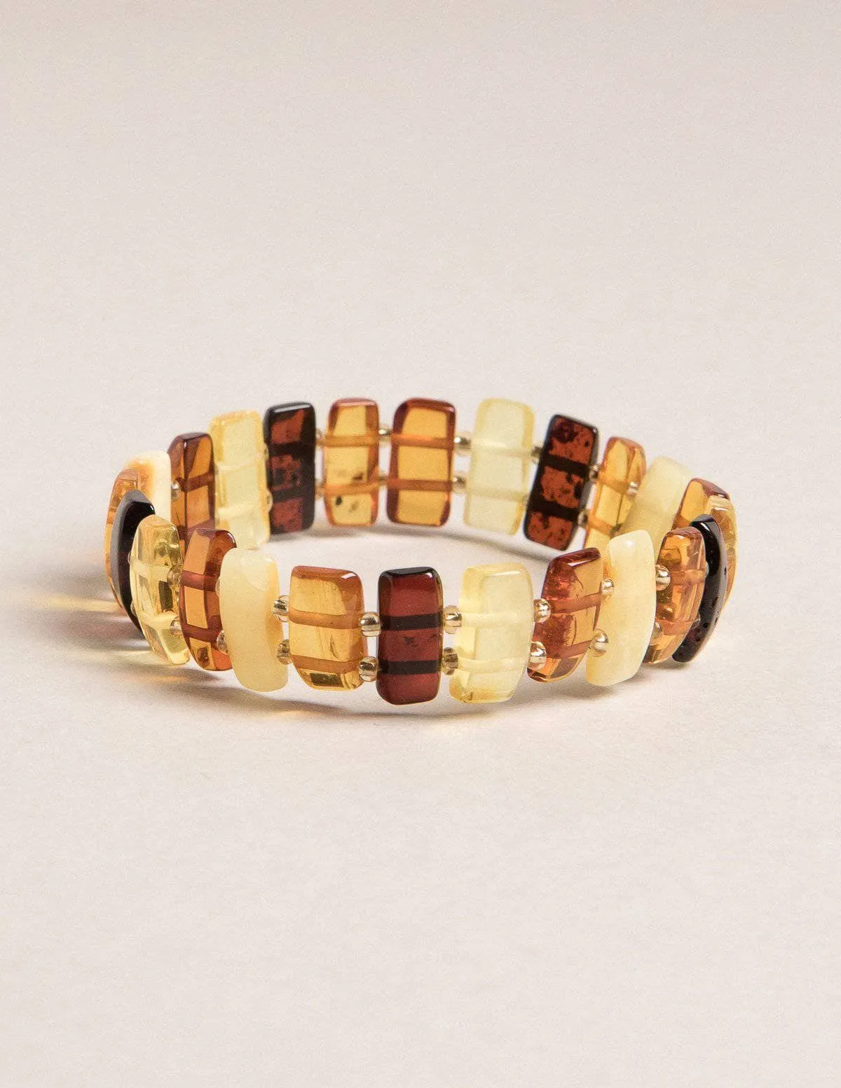 Amber Tri-Color Bracelet