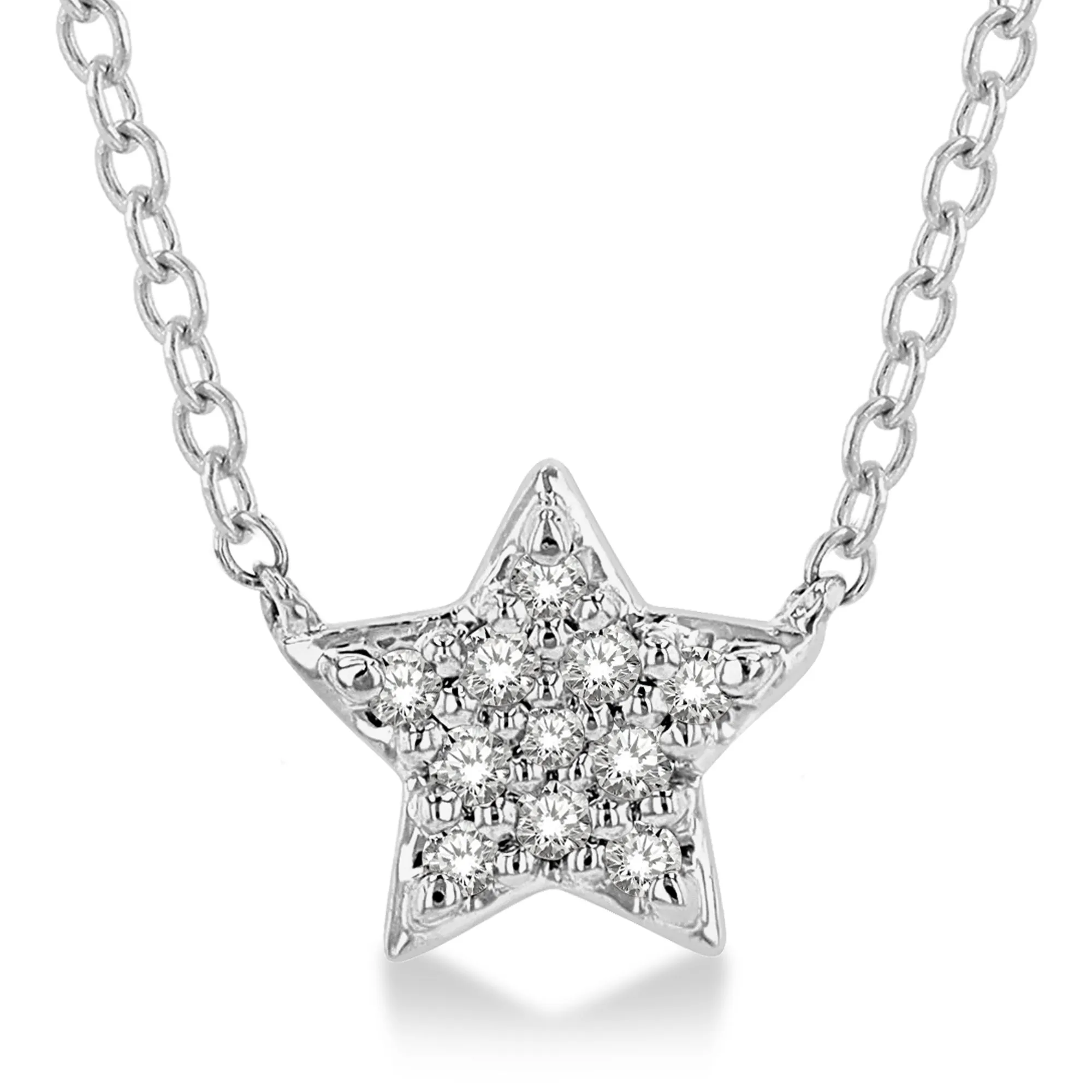 Ashi .08ctw Diamond Star Necklace