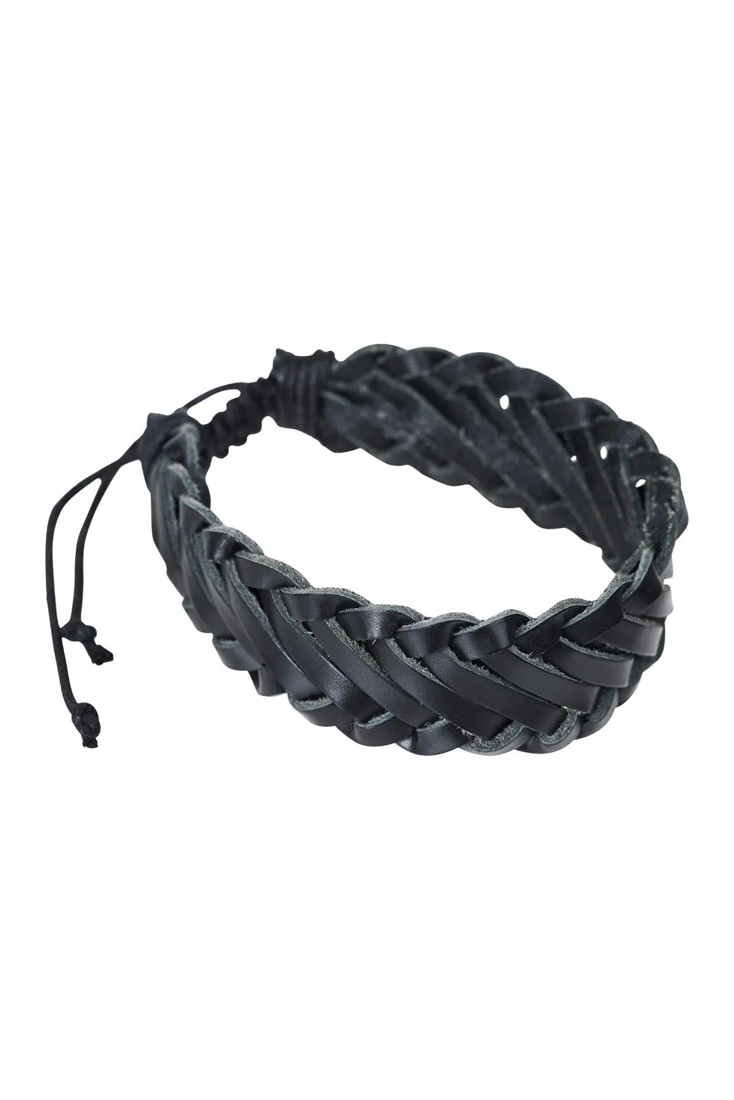 Astor Plait Bracelet - Black