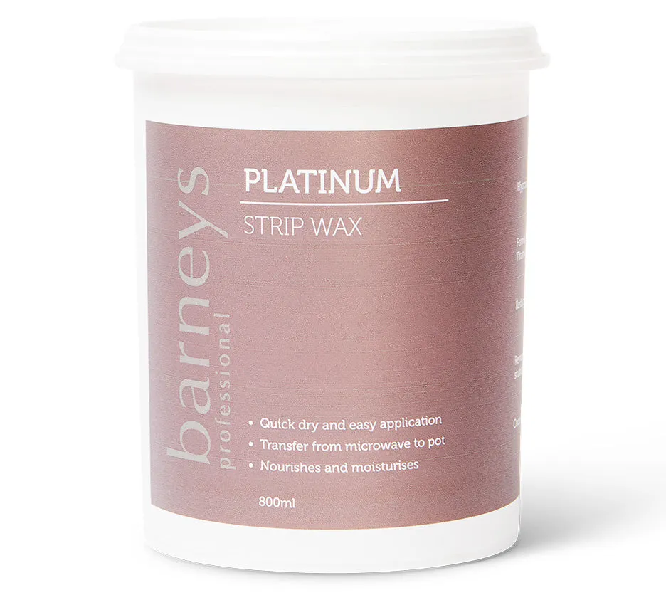 Barneys Platinum Strip Wax - 800ml