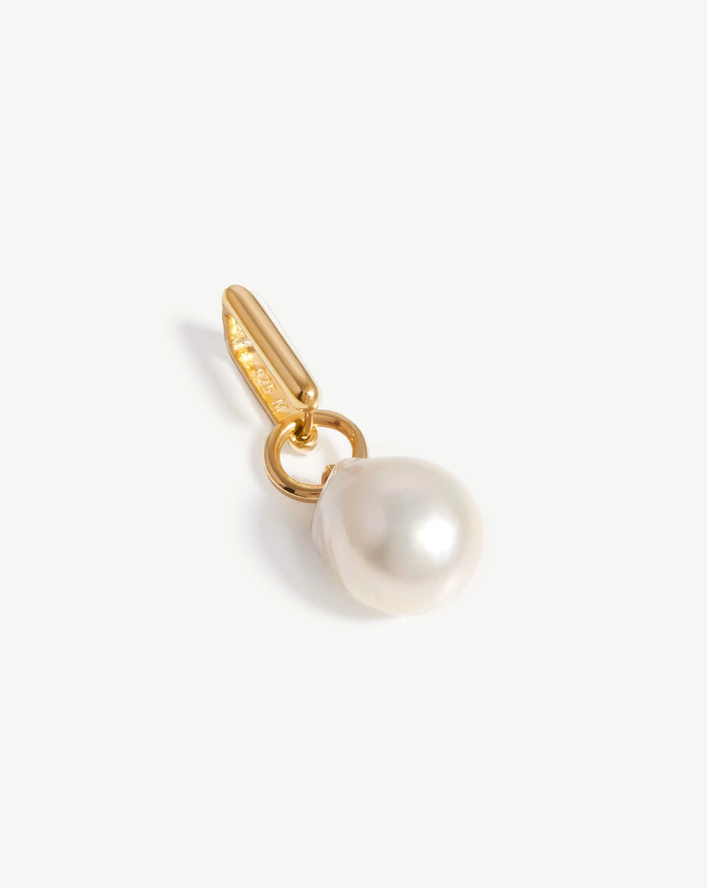 Baroque Pearl Single Ovate Earring | 18ct Gold Vermeil/Pearl