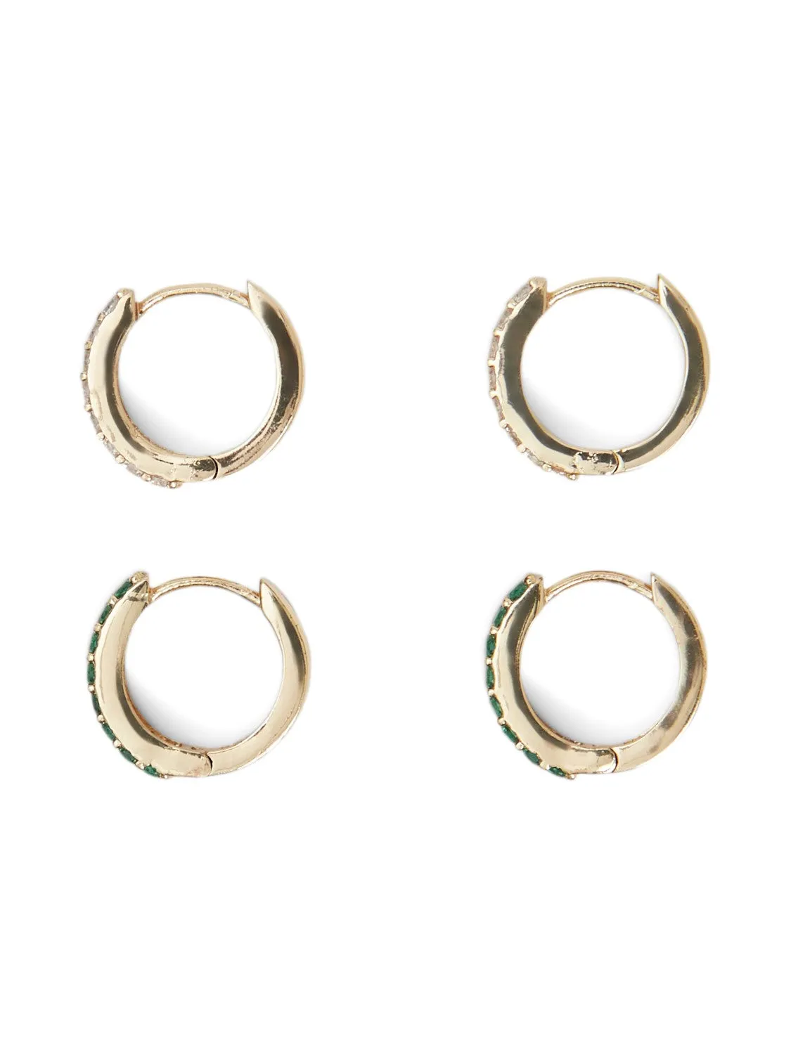 Beyla 2 Pack Earrings (Green)