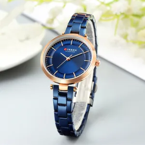 Blue Bracelet. Classy Fashion Wrist Watch