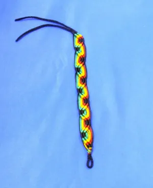 BRAIDED RASTA BRACELET