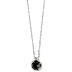 Brighton Pebble Dot Onyx Short Necklace