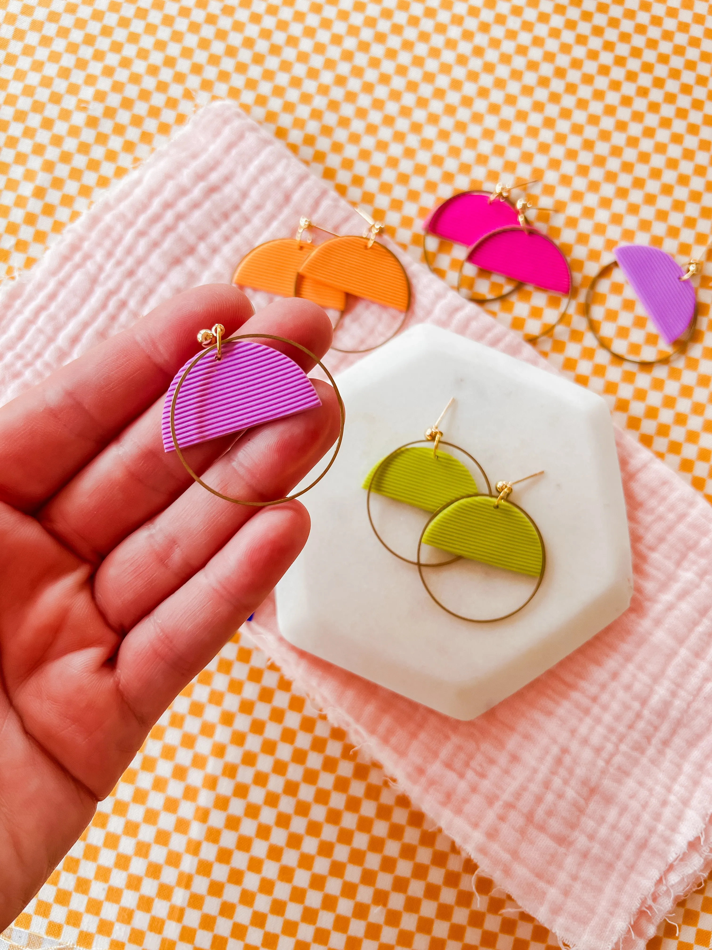 Cameron |  Polymer Clay Earrings