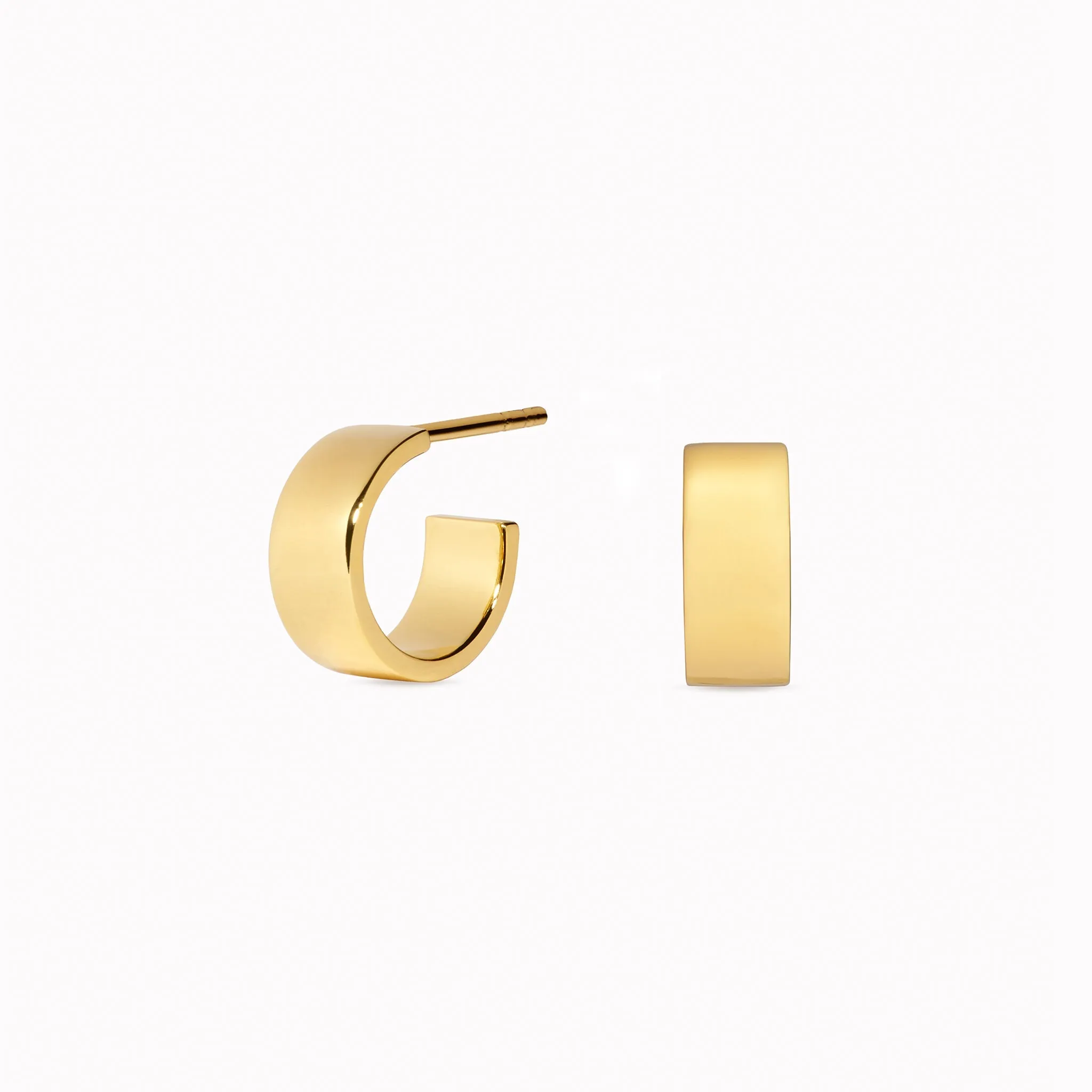 Chunky Gold Hoop Earrings - Sissel