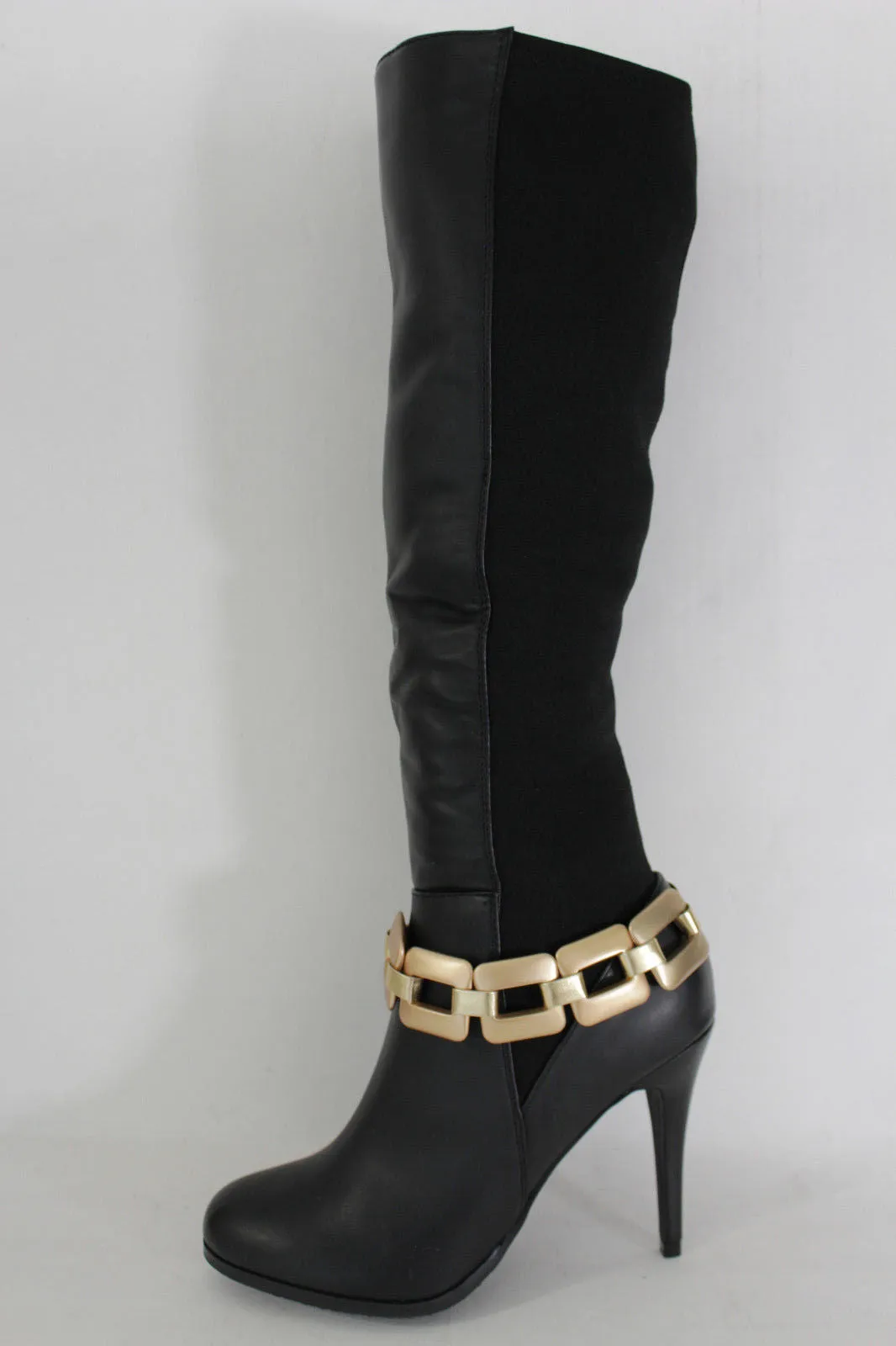 Chunky Square Link Boot Chain