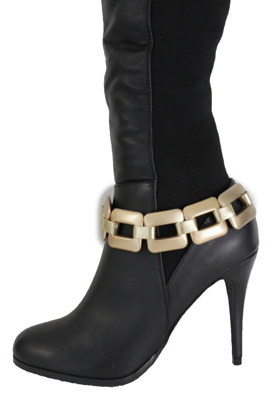 Chunky Square Link Boot Chain