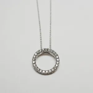 Circle Diamond Pendant