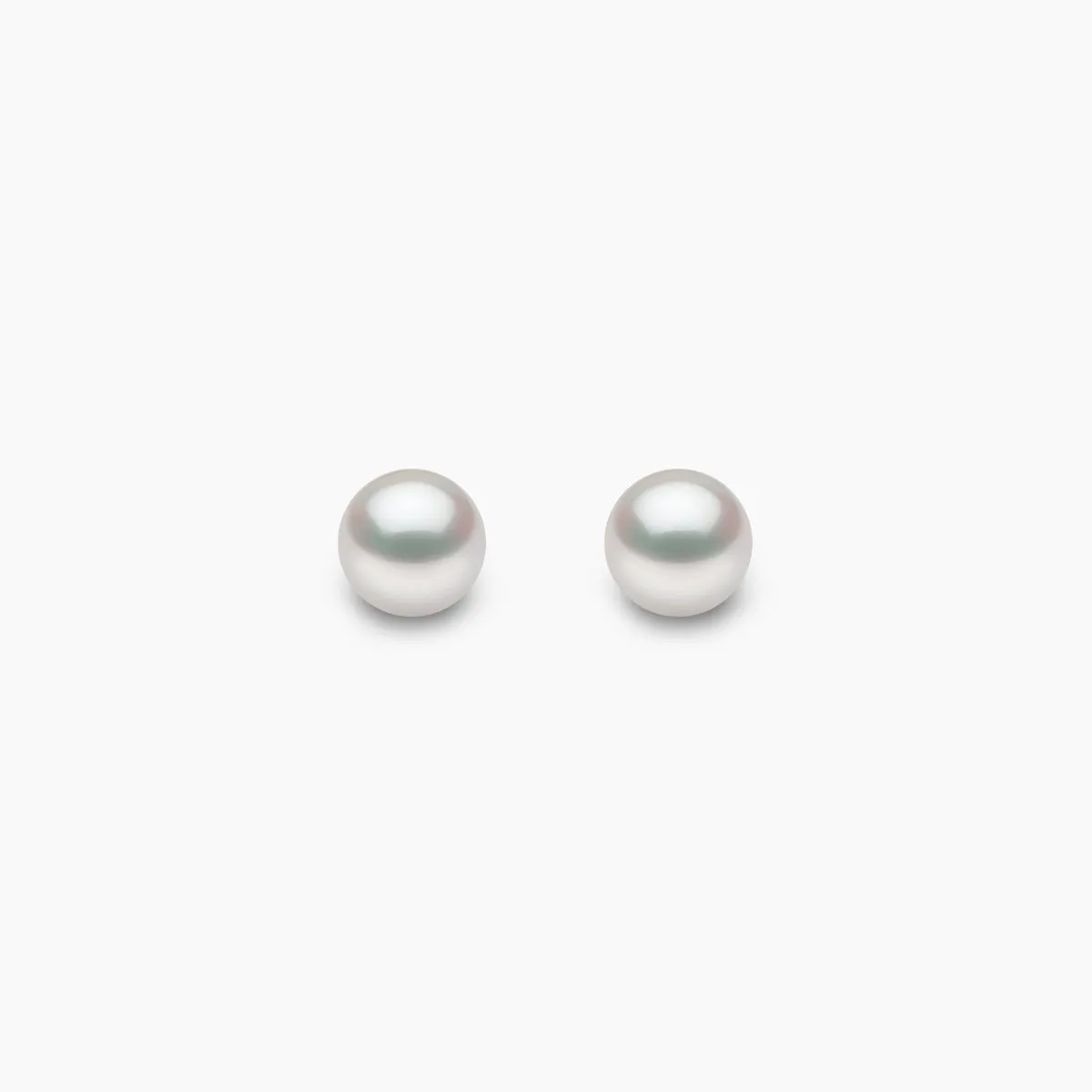 Classic 18K Gold AAA Akoya Pearl Stud Earrings