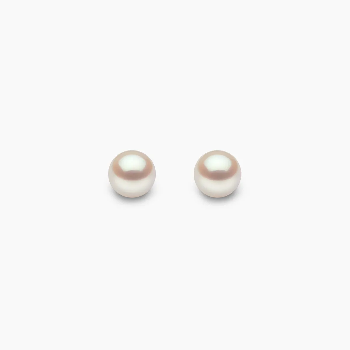 Classic 18K Gold AAA Akoya Pearl Stud Earrings