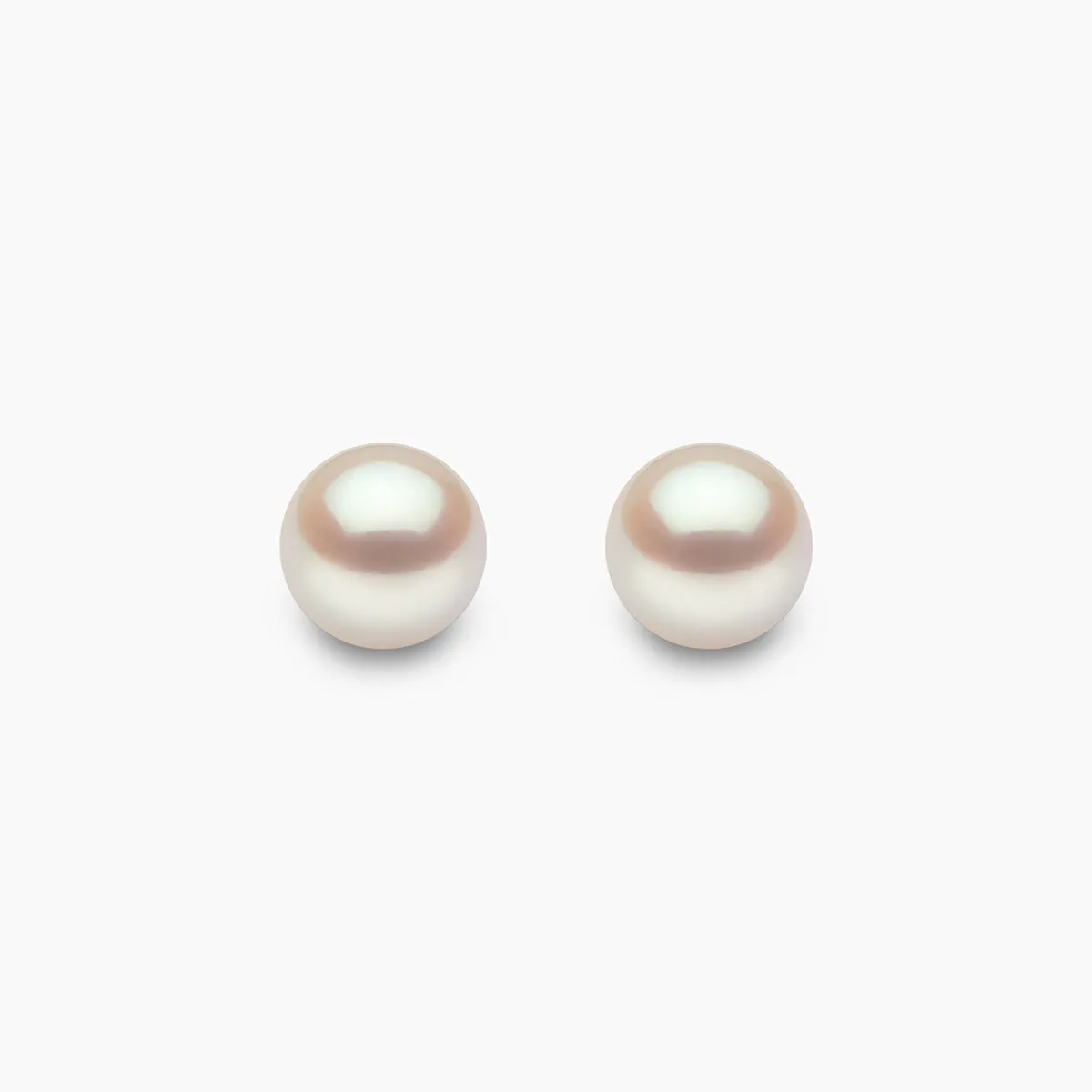 Classic 18K Gold AAA Akoya Pearl Stud Earrings