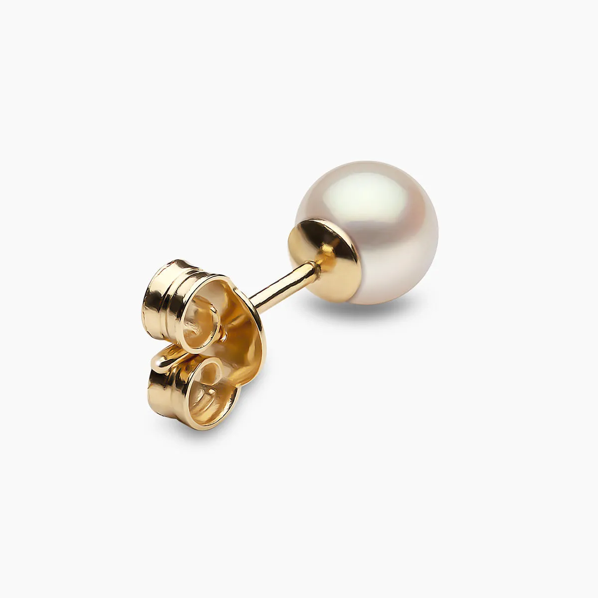 Classic 18K Gold AAA Akoya Pearl Stud Earrings