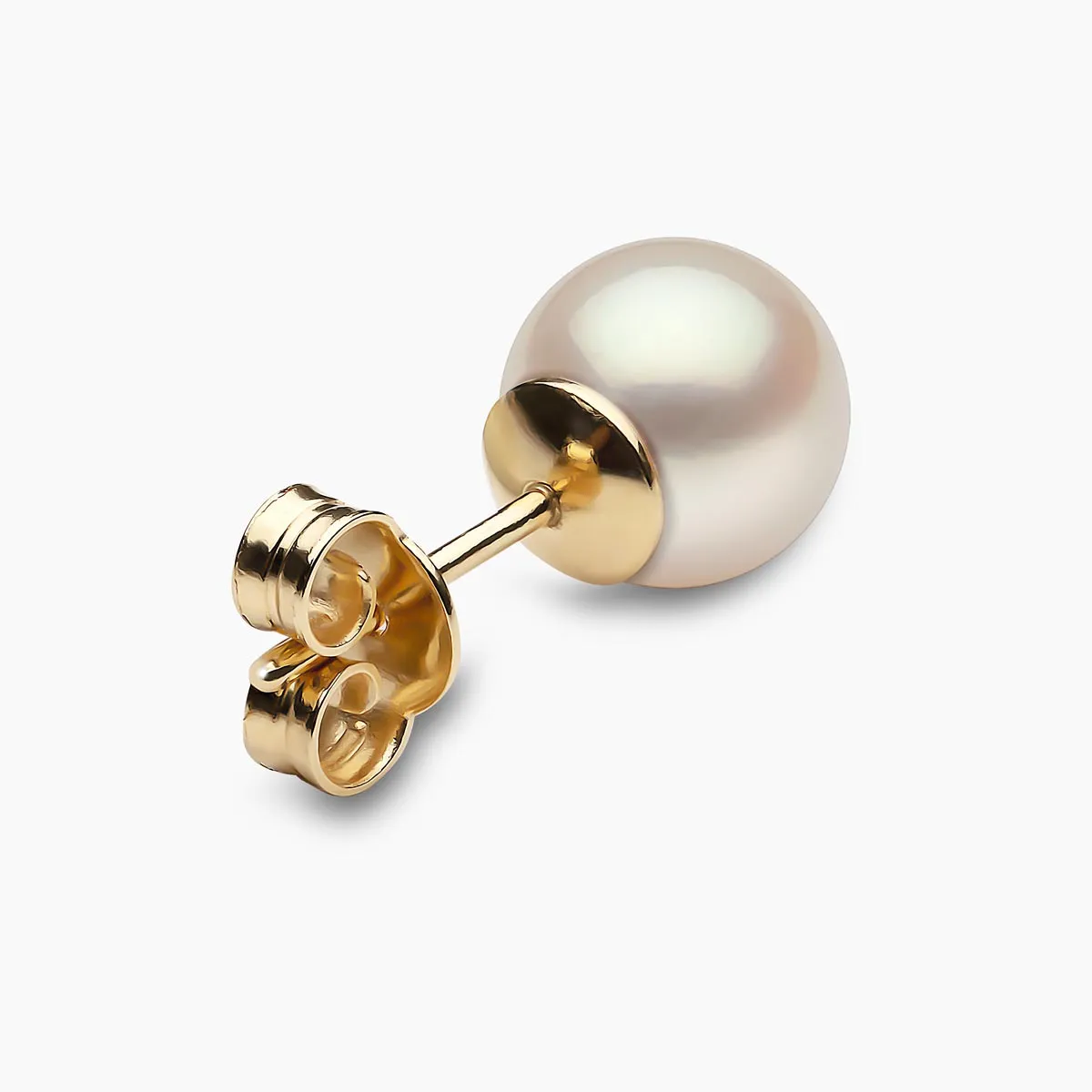 Classic 18K Gold AAA Akoya Pearl Stud Earrings