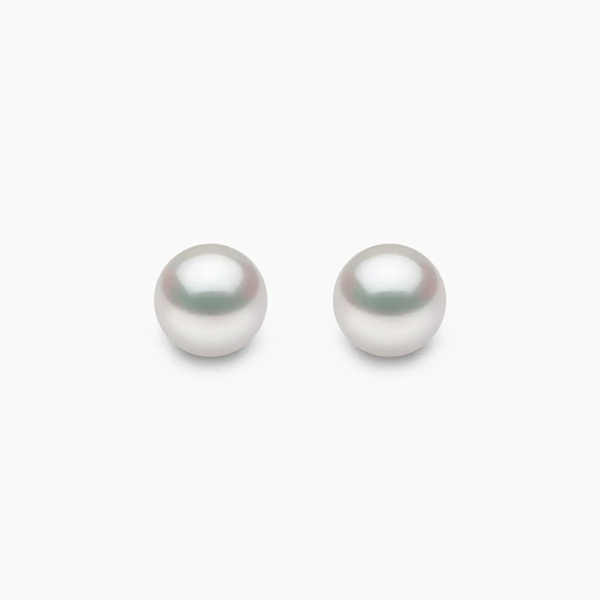 Classic 18K Gold AAA Akoya Pearl Stud Earrings