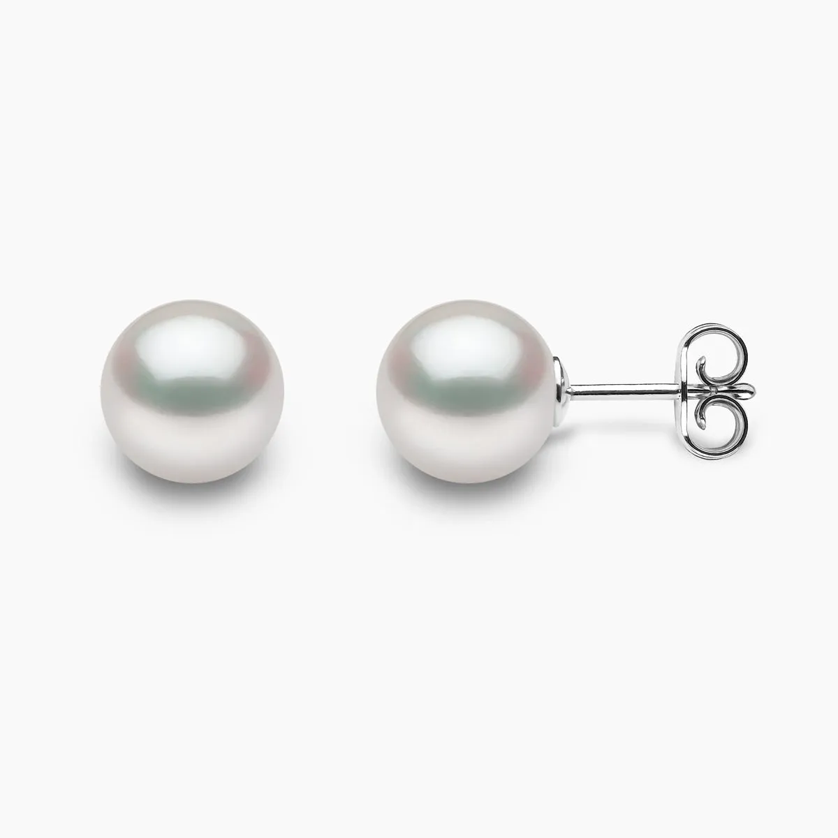 Classic 18K Gold AAA Akoya Pearl Stud Earrings