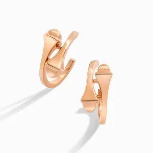 Cleo Full Gold Open Hoop Earrings