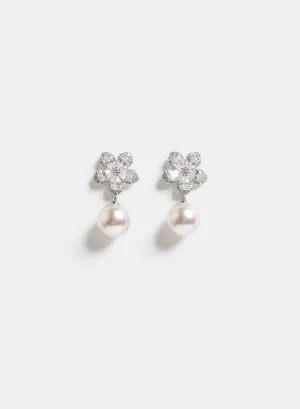 Crystal & Pearl Earrings