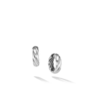 David Yurman 9mm Cable Edge Hoop Earrings