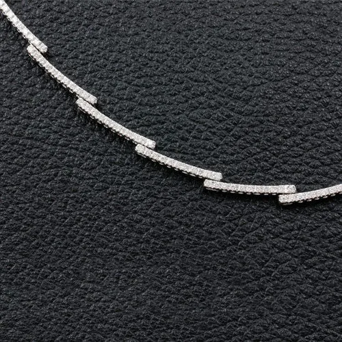 Diamond Lightning Bolt Necklace