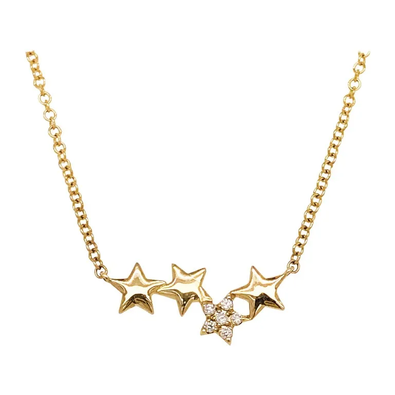 Diamond Star Constellation Necklace