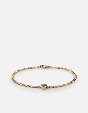 Dove Type Chain Bracelet, Gold Vermeil