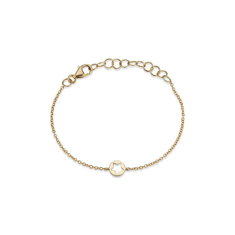 DRD Circular Open Star Bracelet