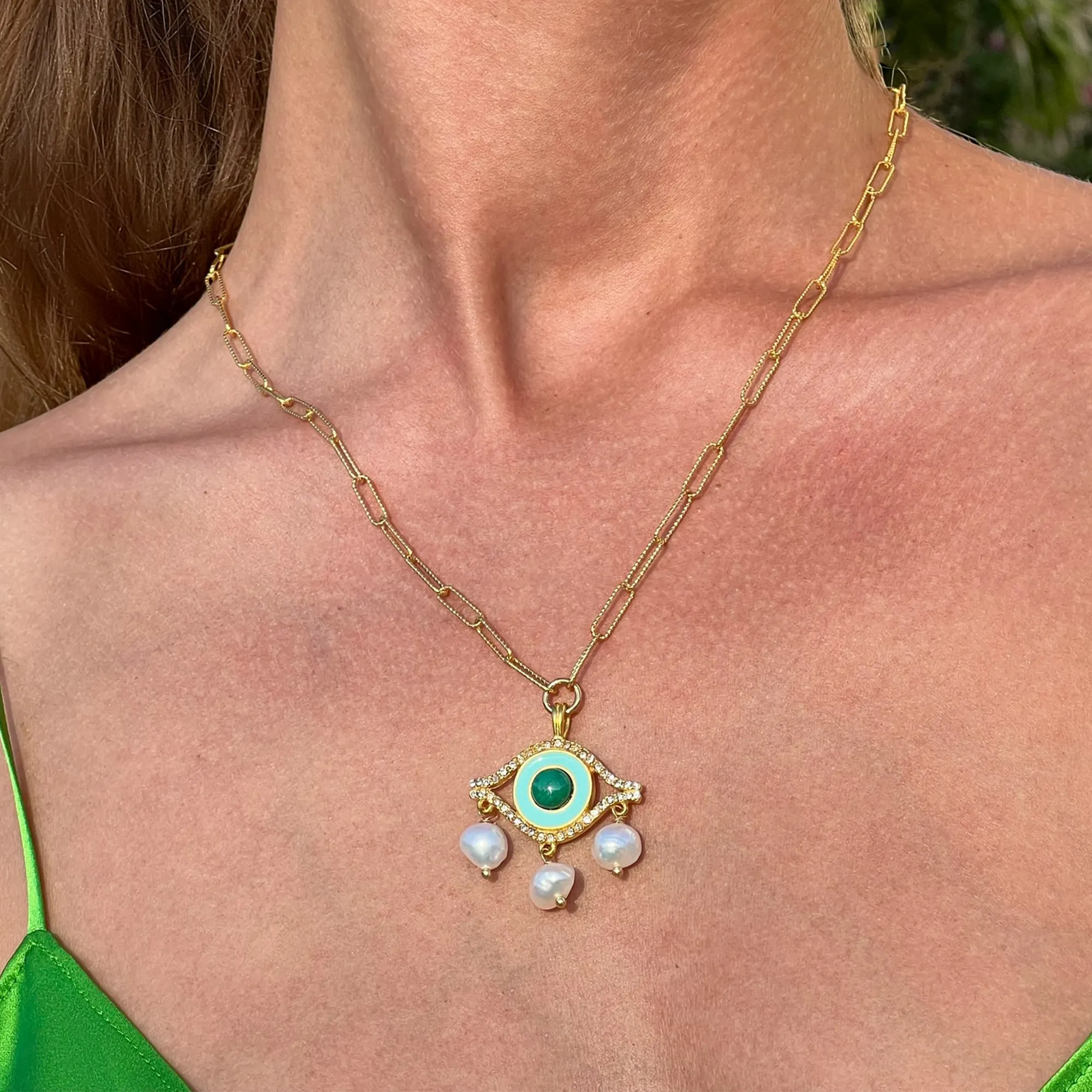 Freya Evil Eye Necklace