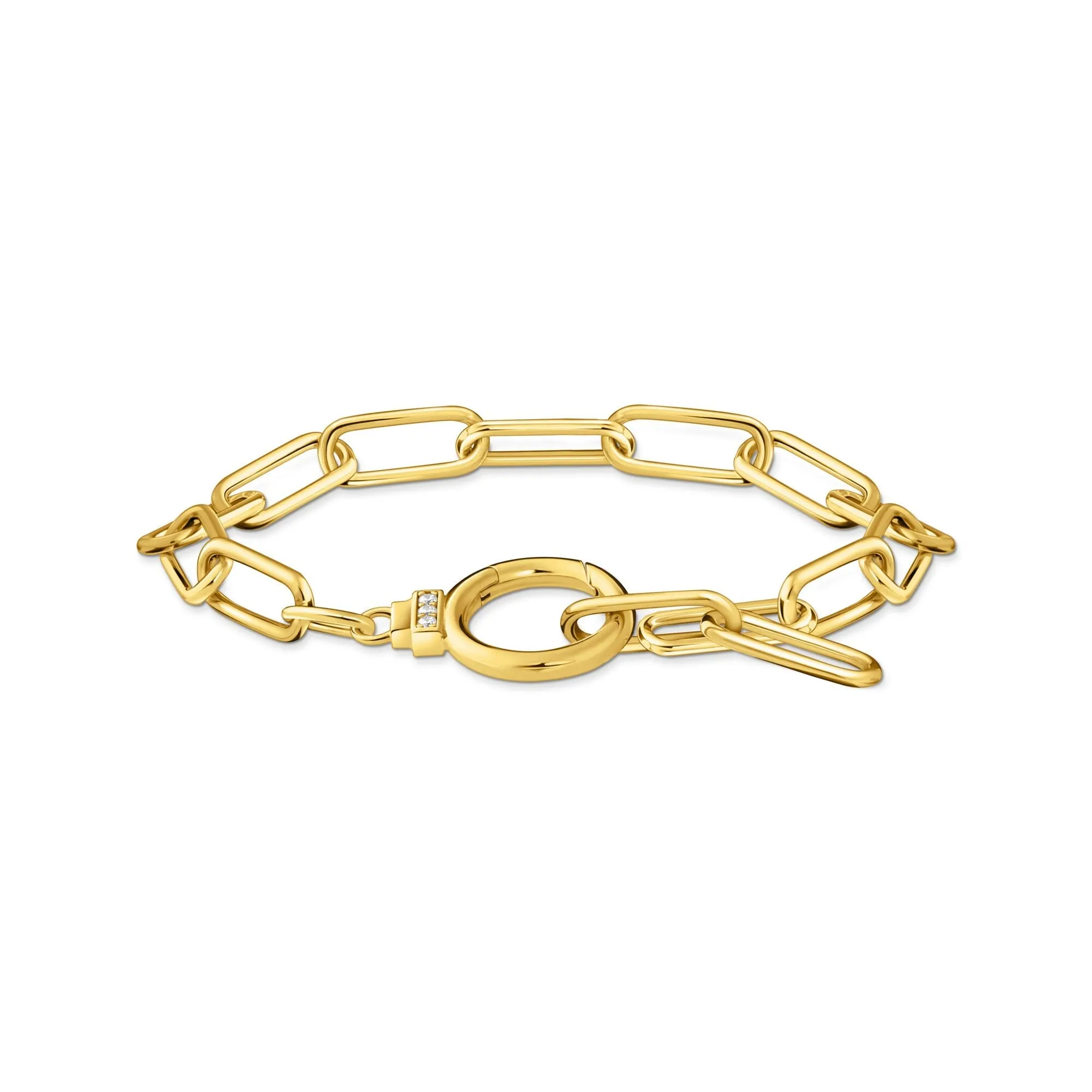 Golden Link Zirconia Bracelet