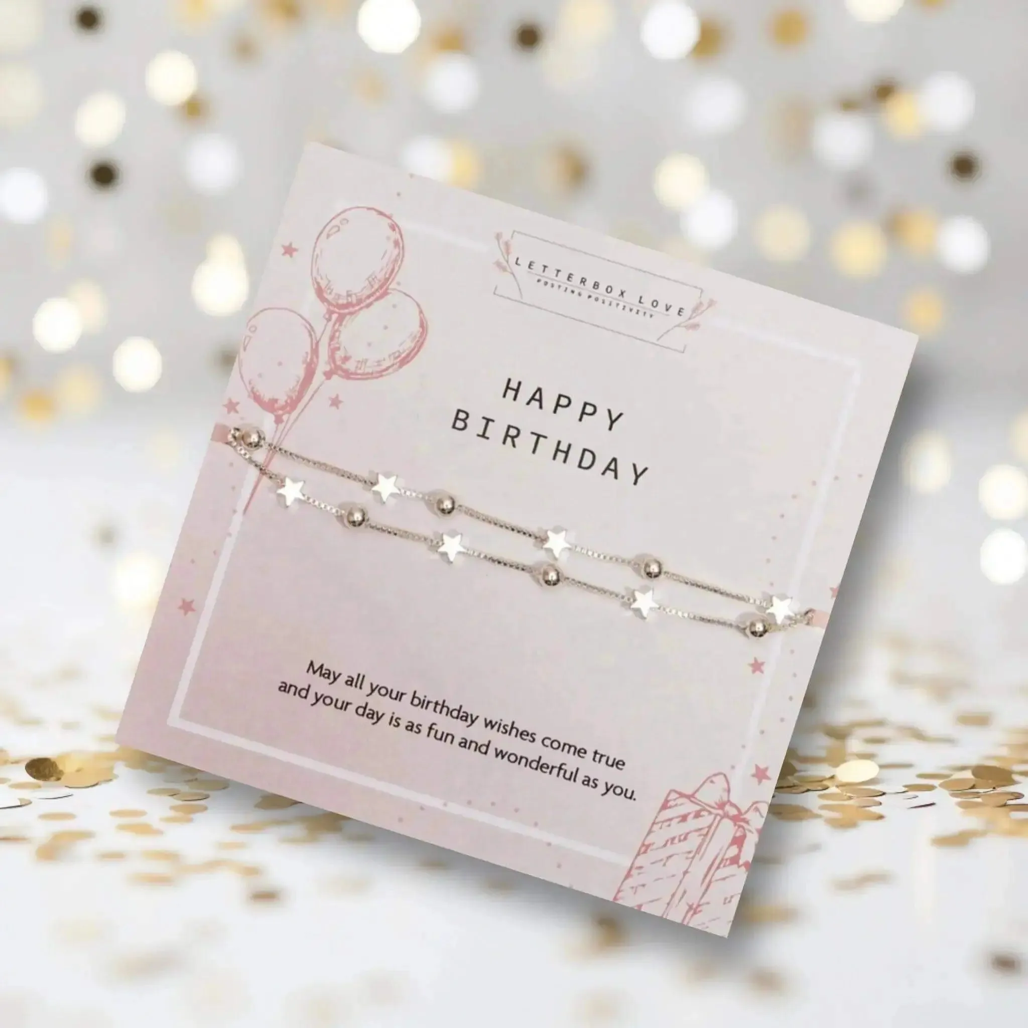 Letterbox Love Birthday Stars Bracelet