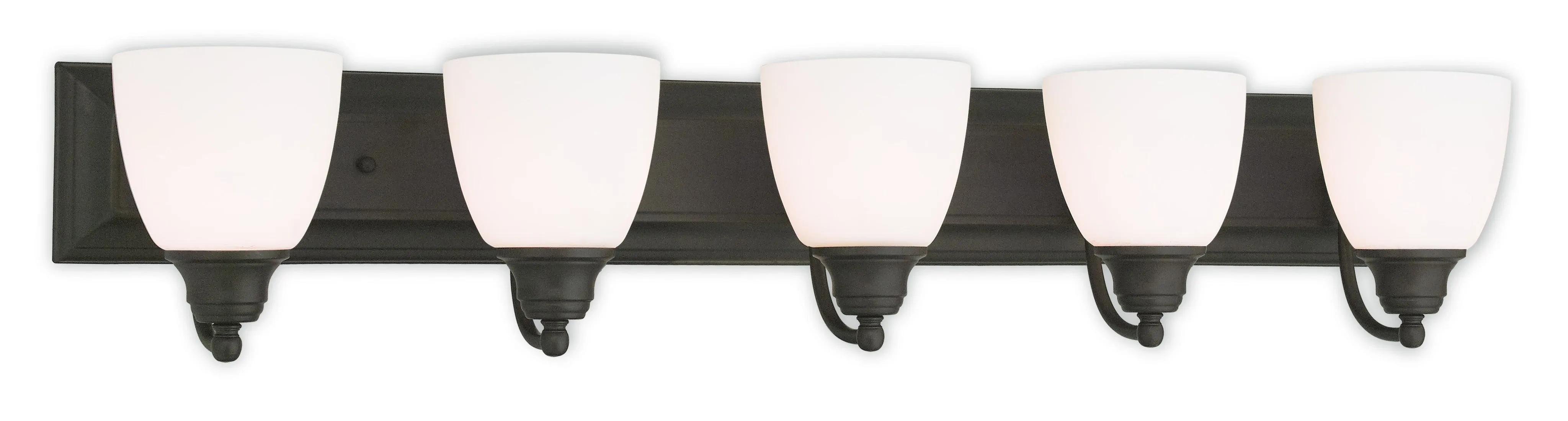 Livex Springfield 5 Light Bronze Bath Light - C185-10505-07