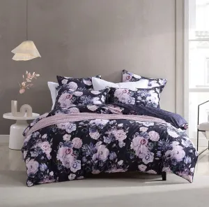 Macy Violet Quilt Cover Set by Logan and Mason Platinum