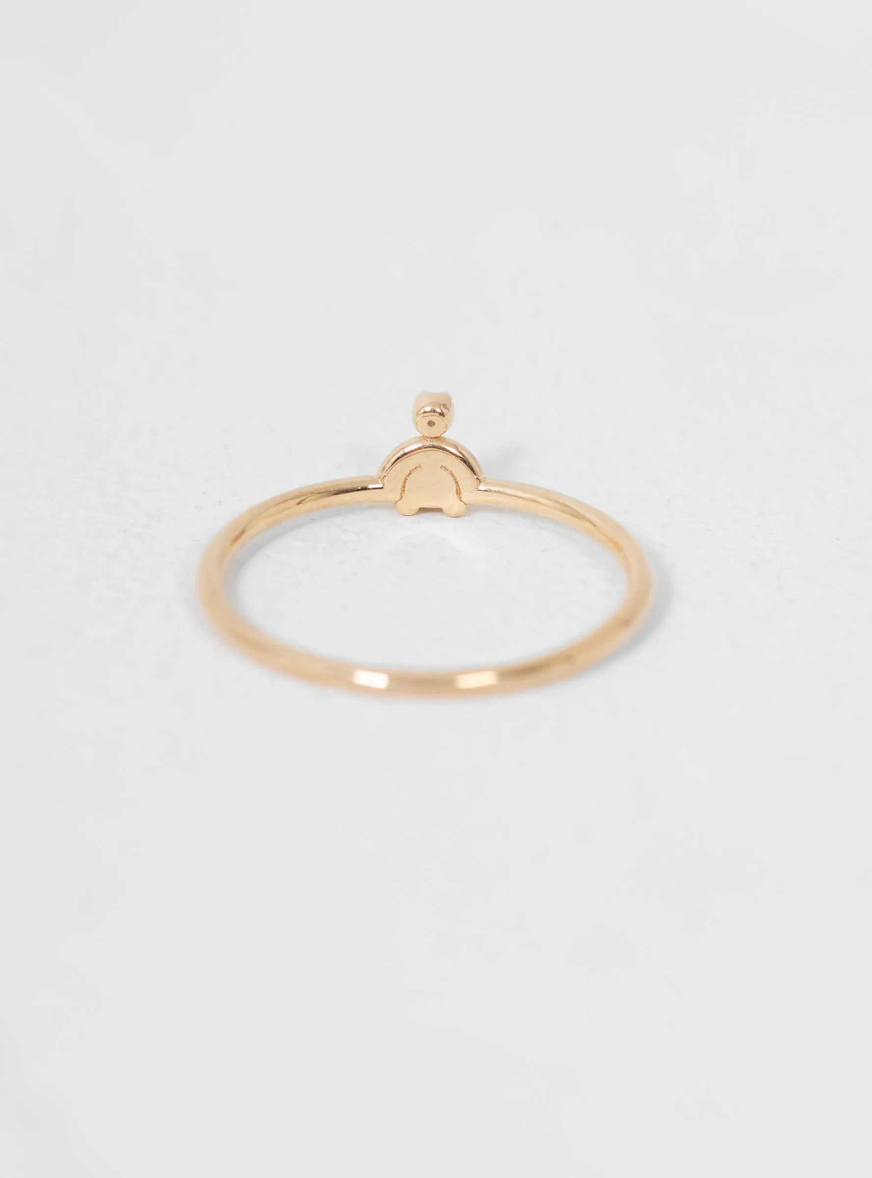 Mini Nestled Ring 10k Gold