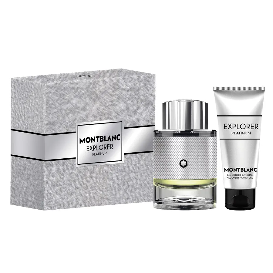 Montblanc Explorer Platinum Eau De Parfum 60ml Gift Set