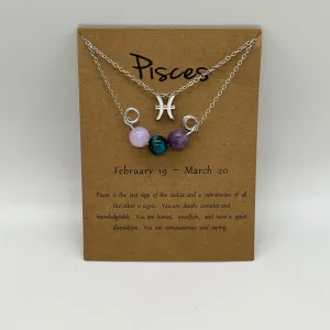 Pisces Zodiac Necklace