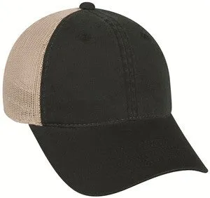 Platinum Series Heavy Cotton Front Mesh Back Cap