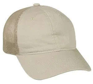 Platinum Series Heavy Cotton Front Mesh Back Cap