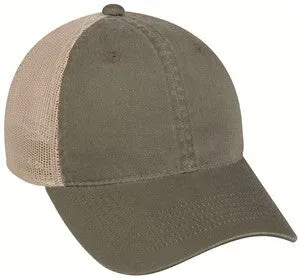 Platinum Series Heavy Cotton Front Mesh Back Cap