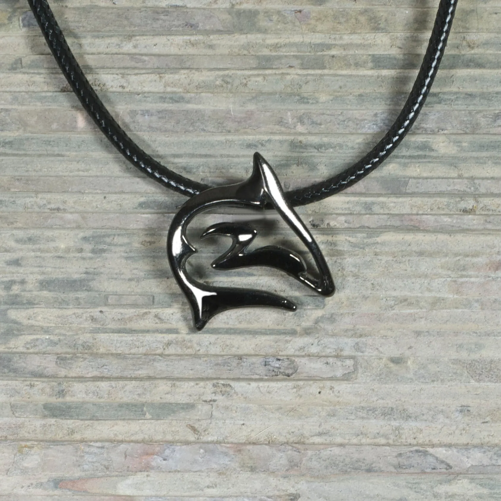 Shark Necklaces for Men and Women- Hematite Shark Pendant, Jet Black Shark Necklace, Hematite Necklaces, Gifts for Shark Lovers, Scuba Diving Gifts