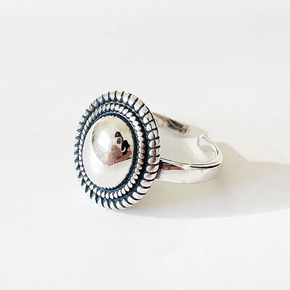 Silver Mirror Ring