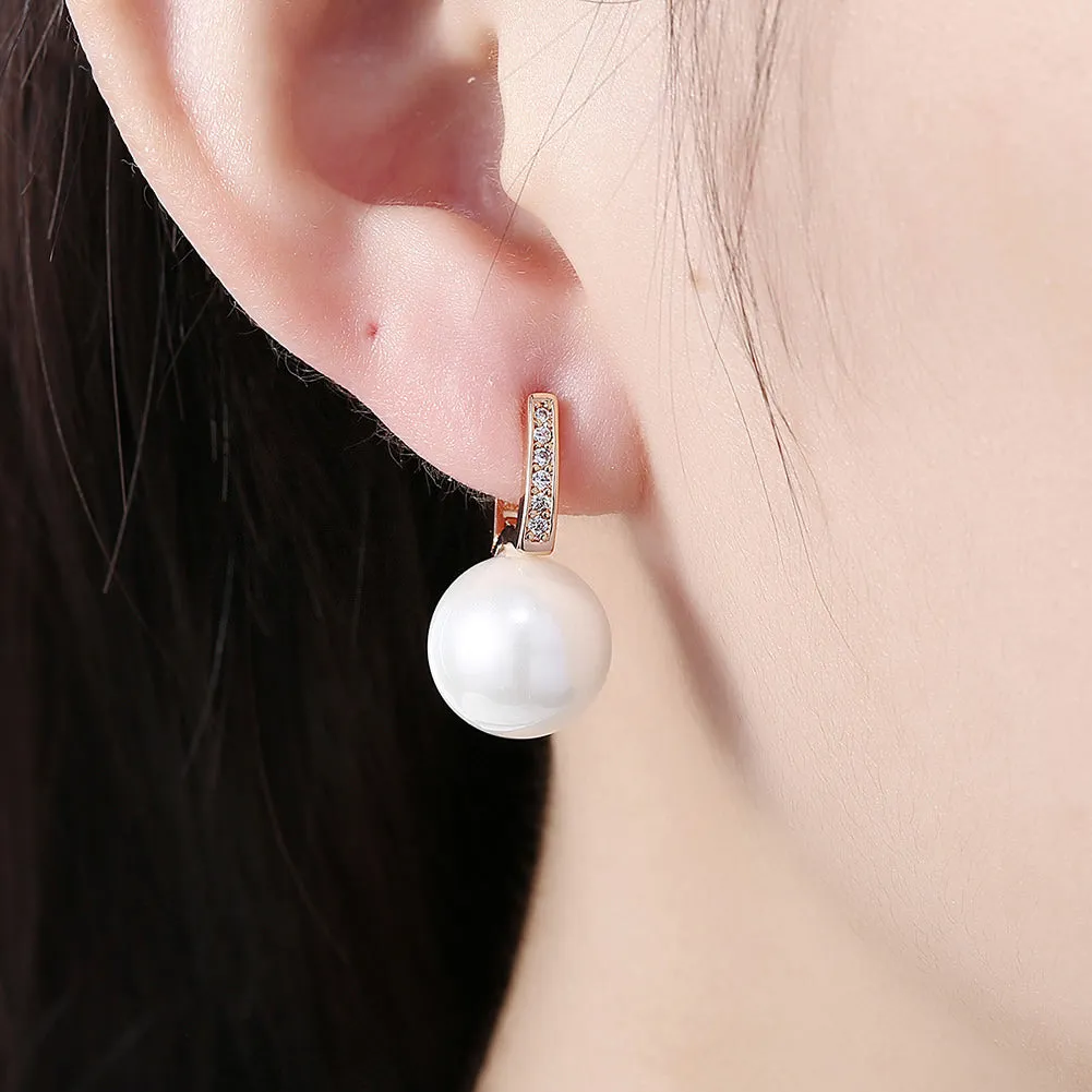 SKMEI LKN024 Pearl Earrings Drops for Ladies