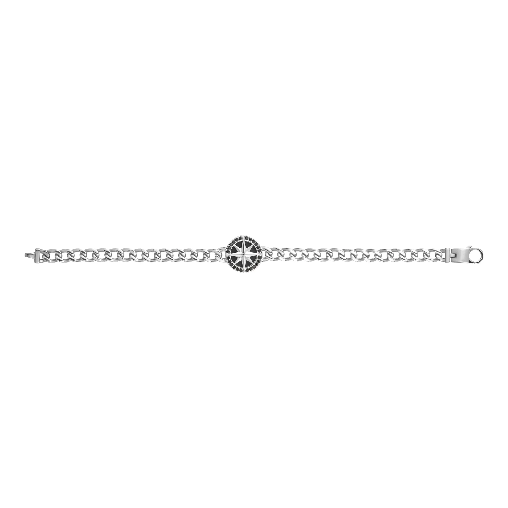 Stone-Set North Star Compass Bracelet