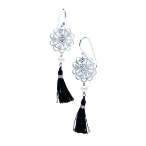 Tassel Earrings Midnight