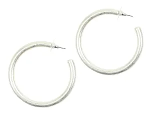 The Lila Hoop Earring - Silver